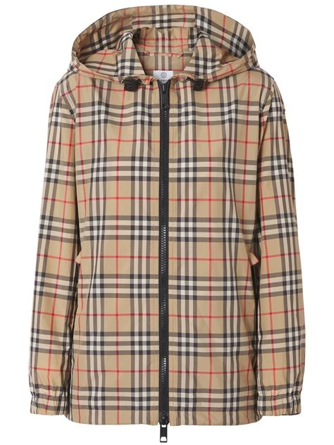 burberry hooded jacket women's